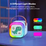 اسپیکر کارائوکه بلوتوثی با دو میکرفون وایرلس - Image 3